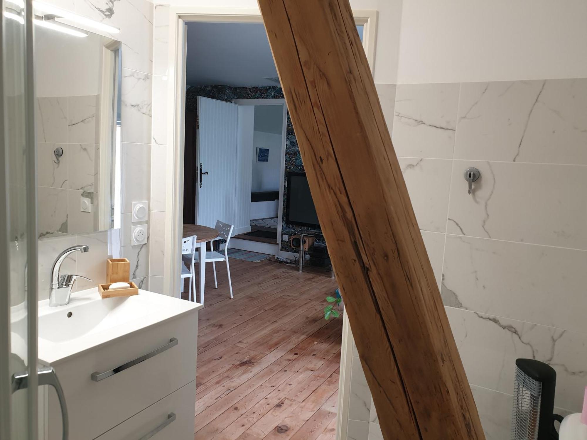 L 'Appartement Du Rocher Château-du-Loir Exterior foto
